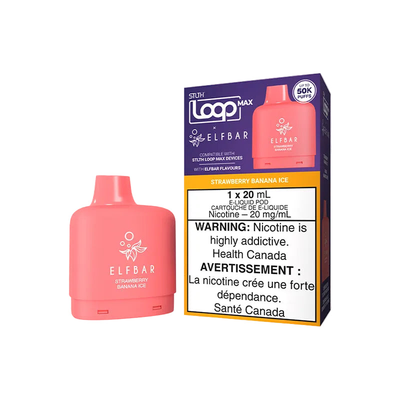 STLTH Loop MAX x ELFBAR 50k - Strawberry Banana Ice