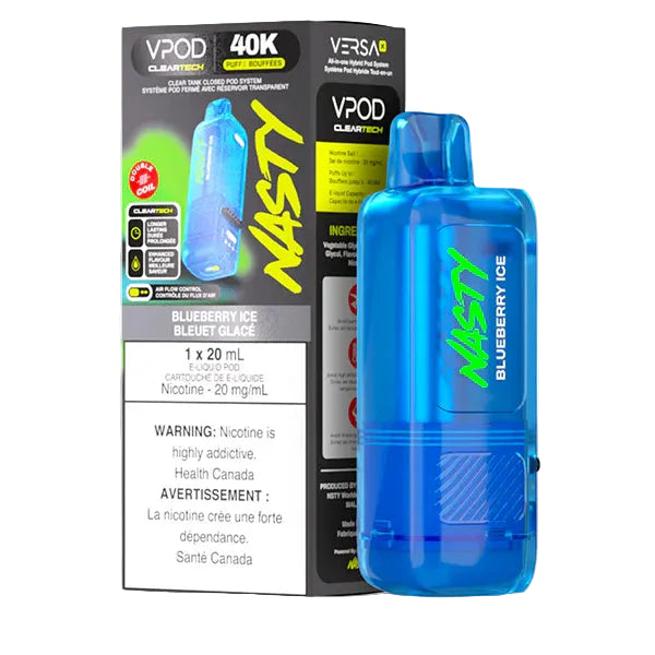 Nasty Versa X Pod 40k - Blueberry Ice (PROV)