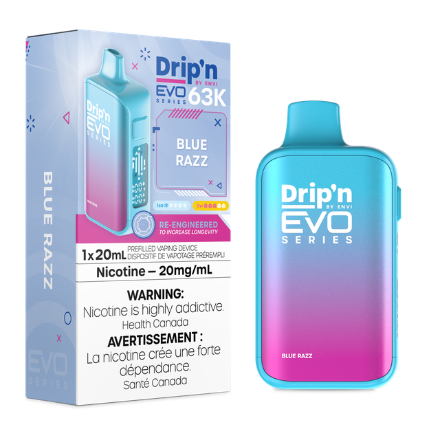 Drip'n Evo 63k - Blue Razz (PROV)