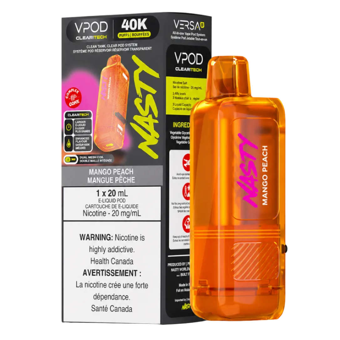 Nasty Versa X Pod 40k - Mango Peach