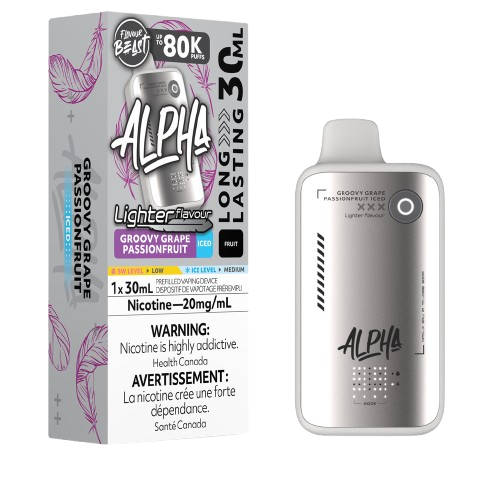 Flavour Beast ALPHA 80k Light Flavours Series - Groovy Grape Passionfruit Iced (PROV)