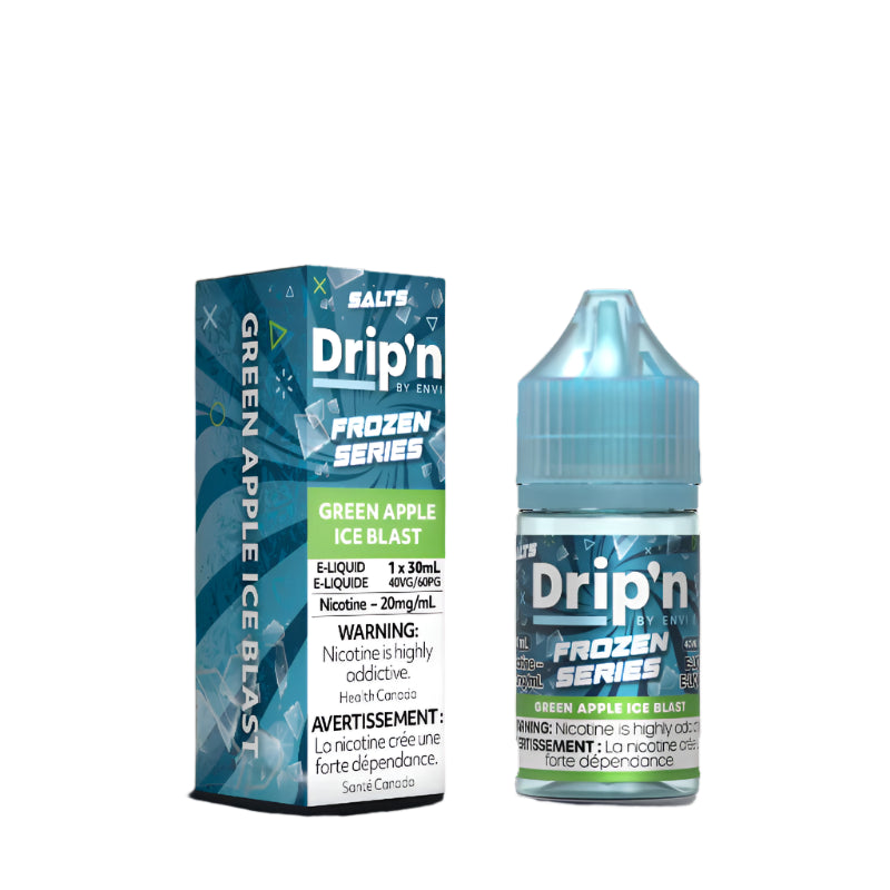 Drip'n by Envi - Frozen Series - Green Apple Ice Blast 30 ml Salt (PROV)