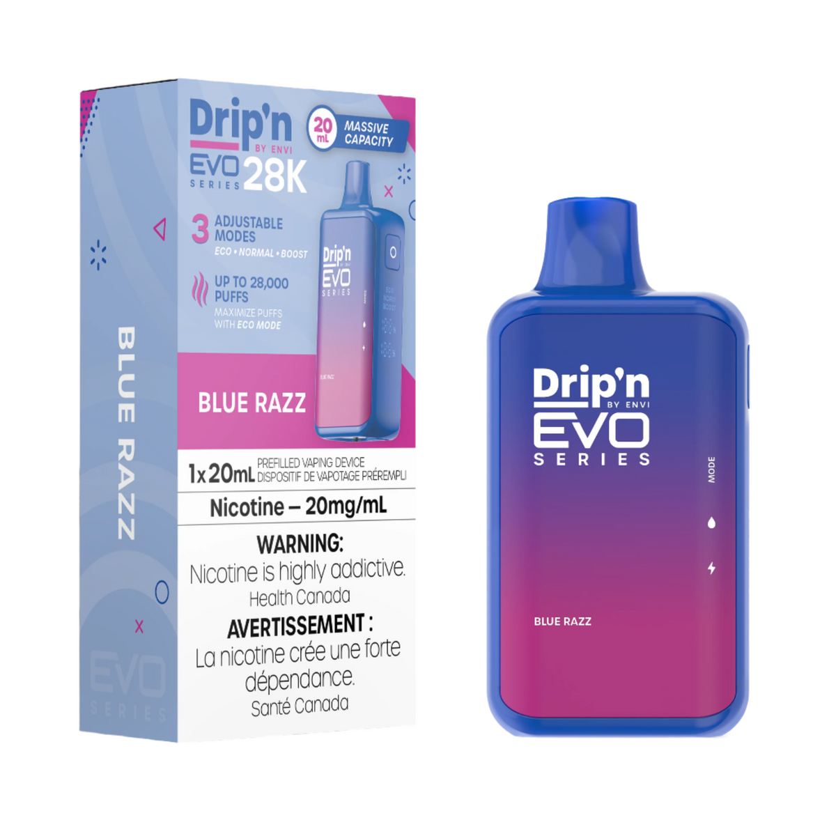 Drip'n Evo 28K - Blue Razz (PROV)