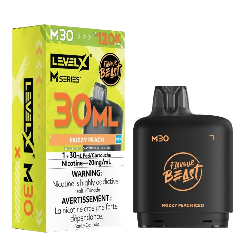 Flavour Beast Level X M Series 120k - Frizzy Peach Iced