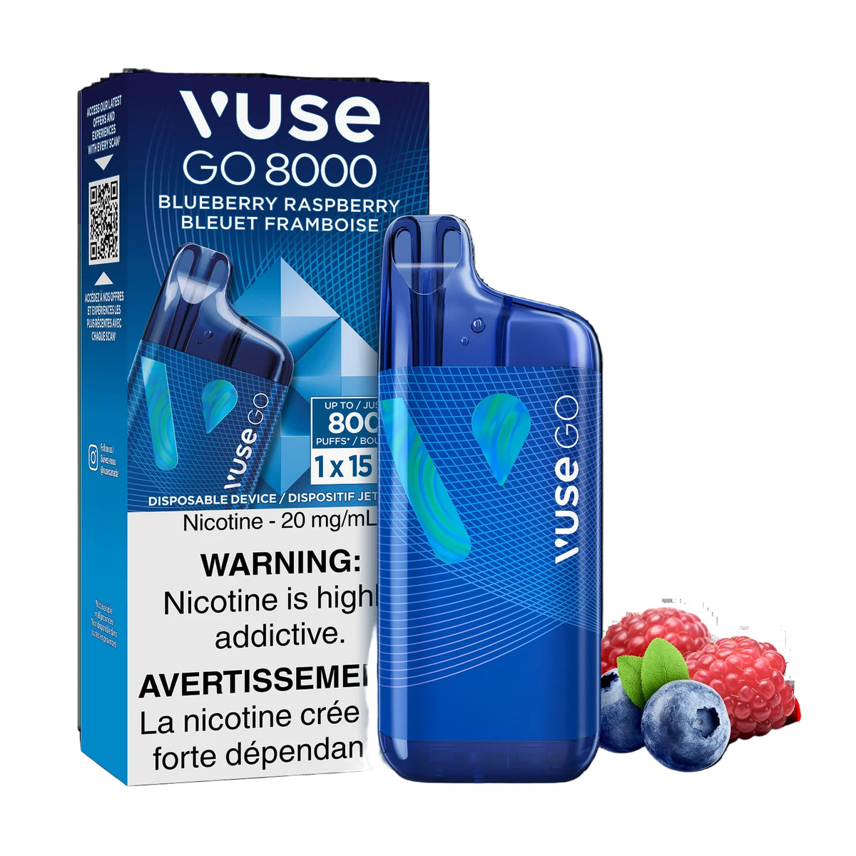 Vuse Go 8000 - Blue Raspberry