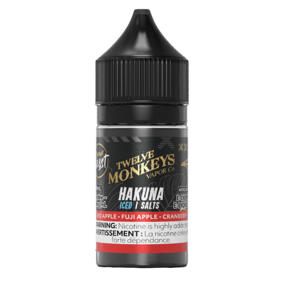 Flavour Beast x Twelve Monkeys - Hakuna Iced 30 ml Salt (PROV)