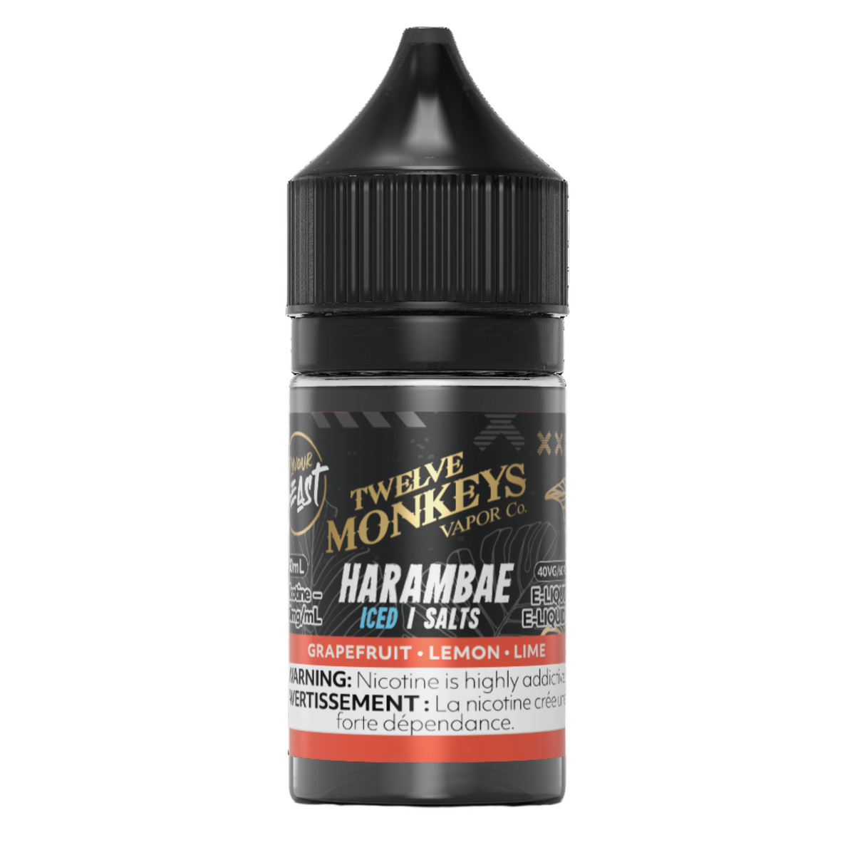 Flavour Beast x Twelve Monkeys - Harambae Iced 30 ml Salt (PROV)