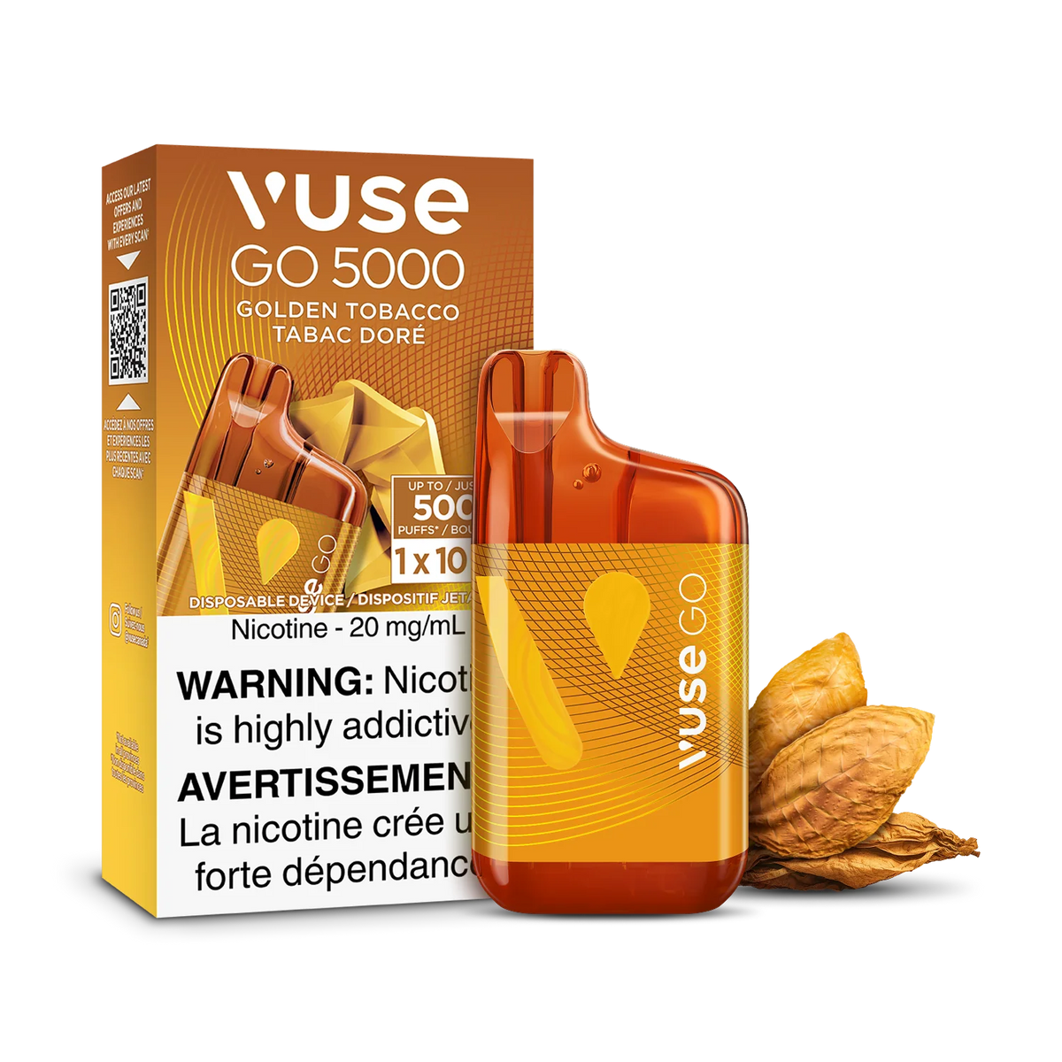 Vuse GO 5000 - Golden Tobacco