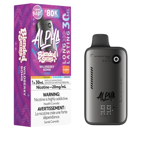 Flavour Beast ALPHA 80k - Blended Series - Wildberry Bomb Iced (PROV)