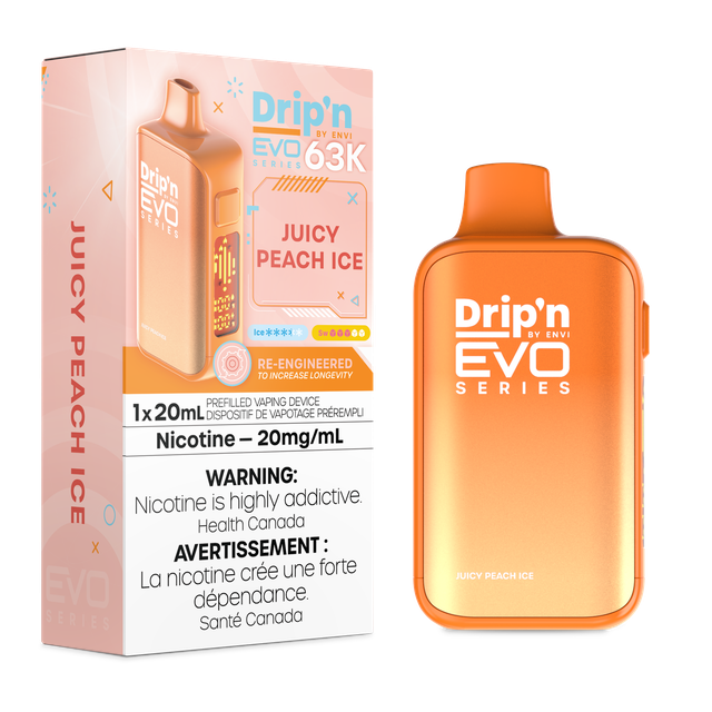 Drip'n Evo 63k - Juicy Peach Ice (PROV)