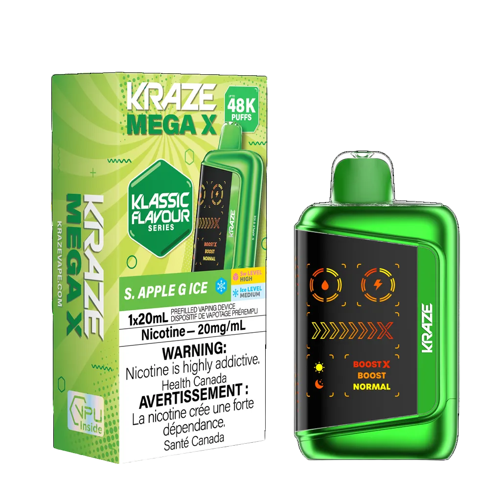 Kraze Mega X Klassic - S. Apple G Ice (PROV)