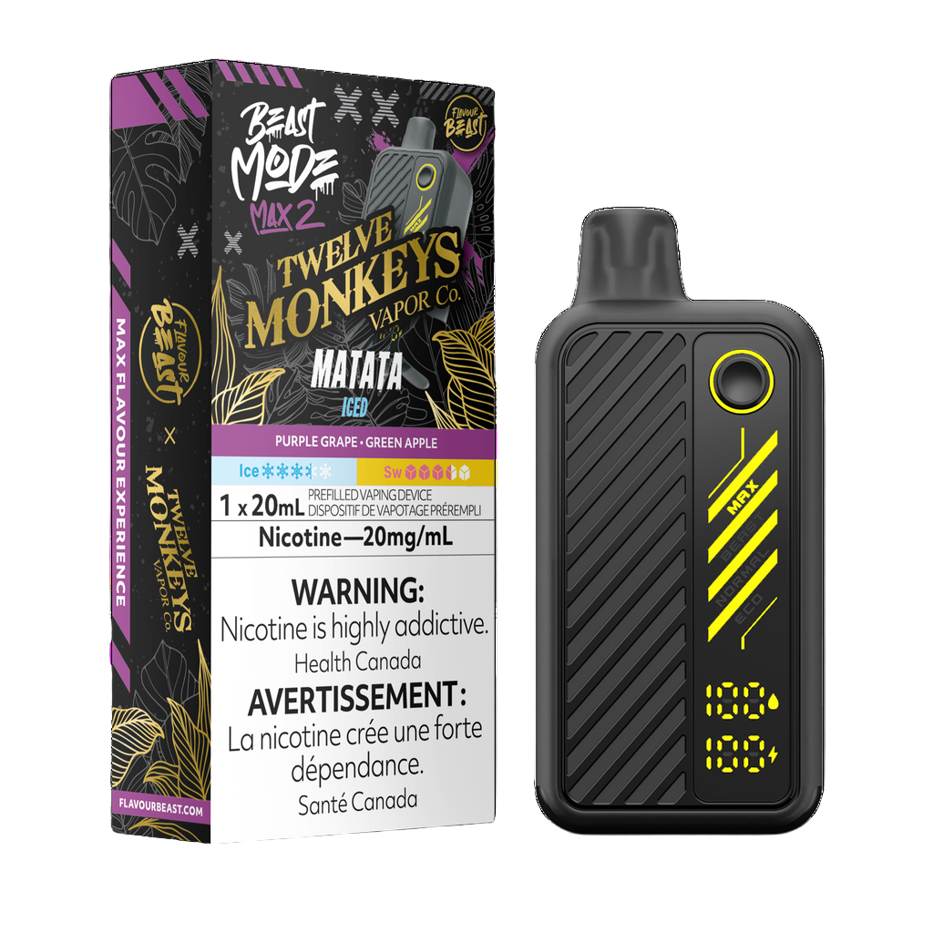 Flavour Beast x Twelve Monkeys Beast Mode Max 2 50k - Matata Iced (PROV)