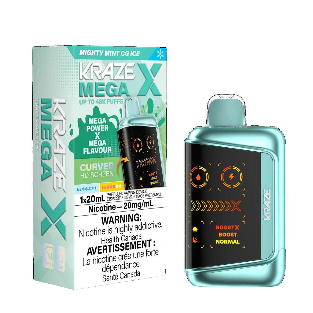 Kraze Mega X - Mighty Mint CG Ice