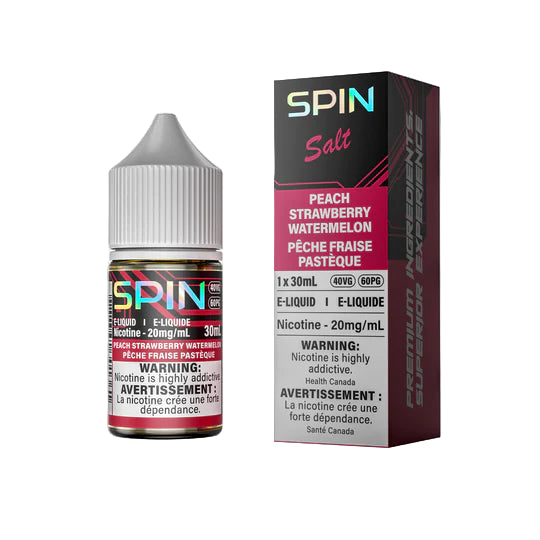 SPIN - Peach Strawberry Watermelon 30 ml Salt (PROV)