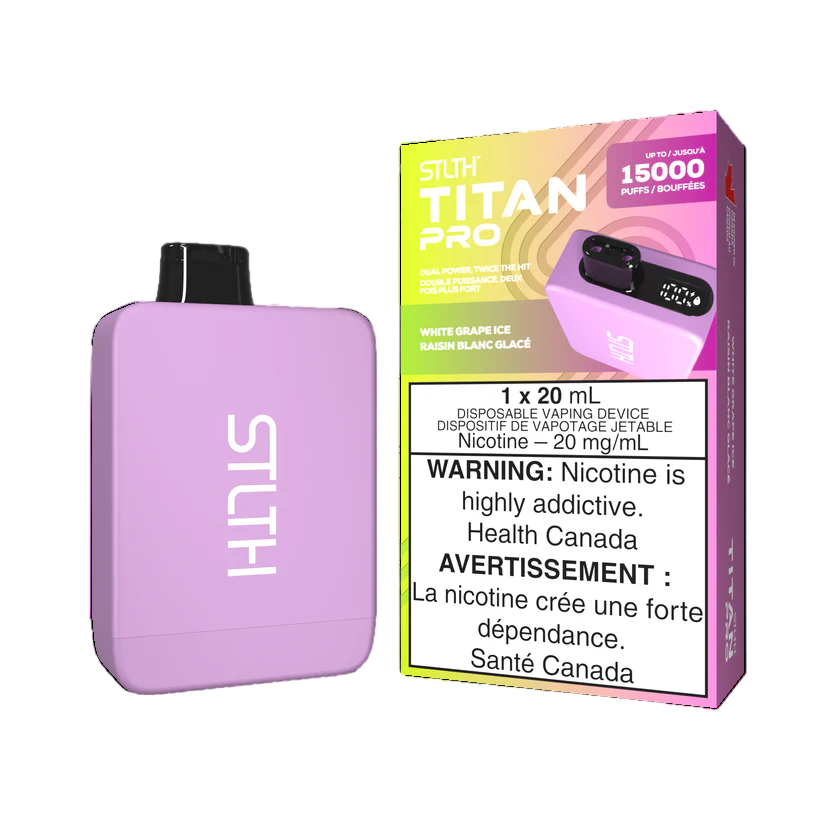 STLTH Titan Pro 15K - White Grape Ice (PROV)