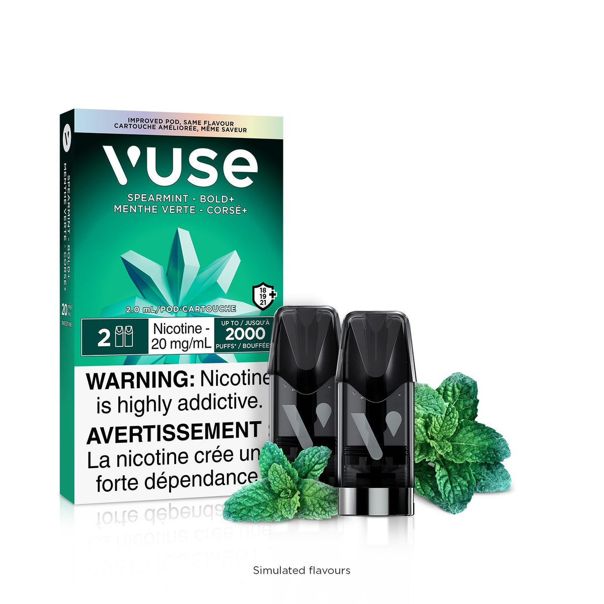 Vuse Pods - Bold + Spearmint (PROV)