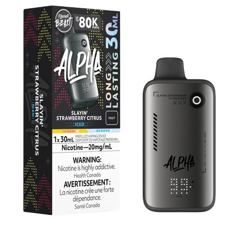 Flavour Beast ALPHA 80k - Slayin' Strawberry Citrus Iced