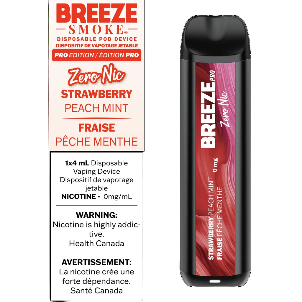 Breeze Zero Nic - Strawberry Peach Mint (PROV)