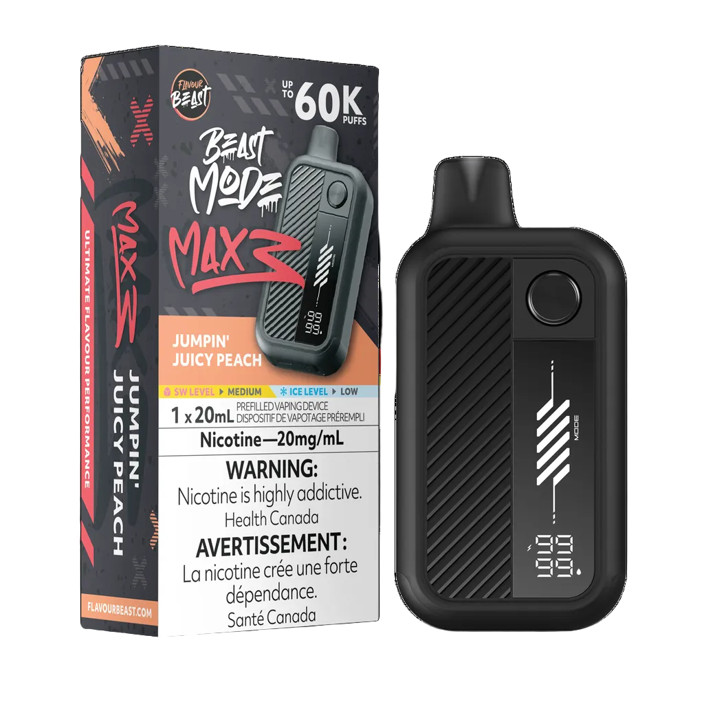 Flavour Beast Beast Mode Max 3 60k - Jumpin' Juicy Peach