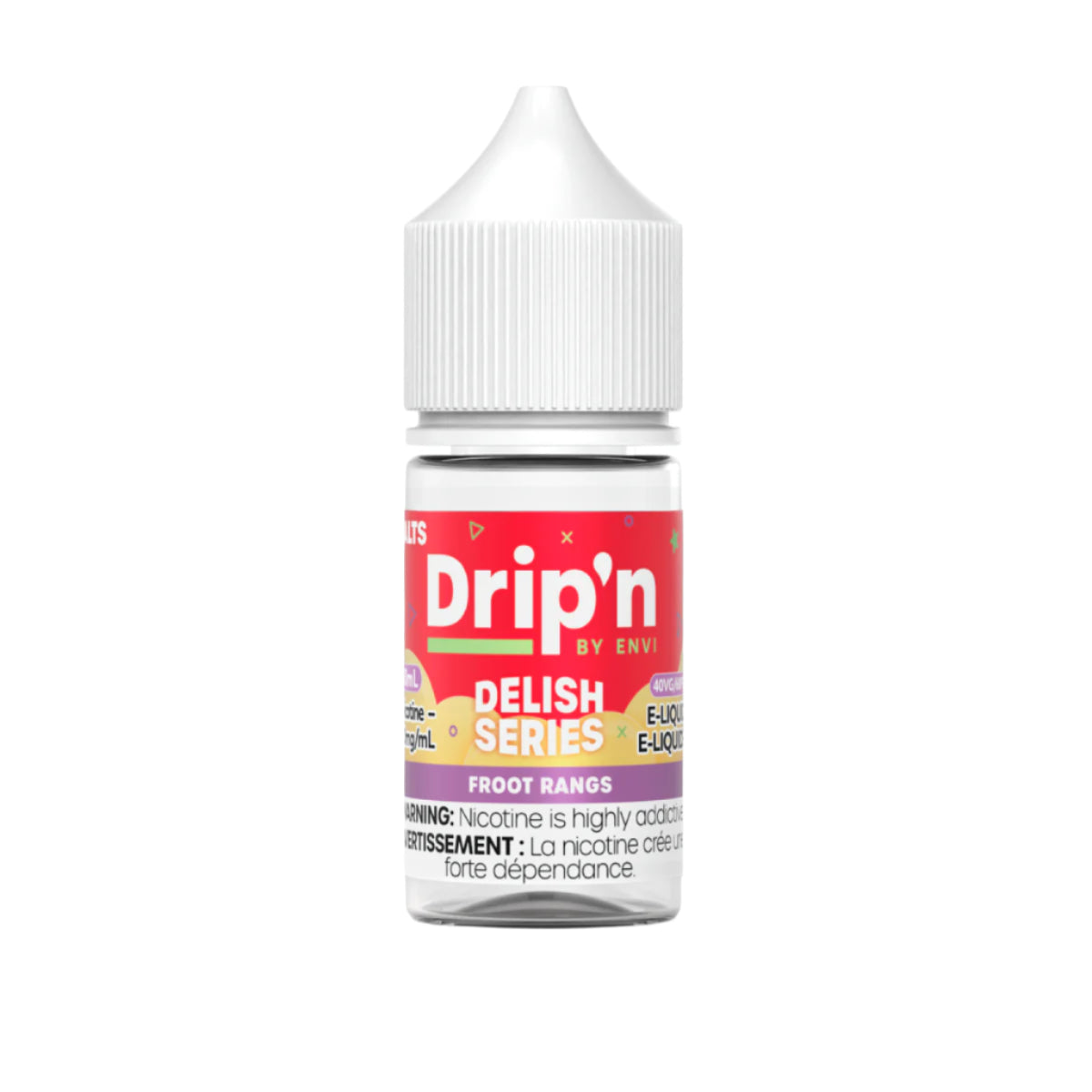 Drip'n by Envi - Delish Series - Froot Rangs 30 ml Salt