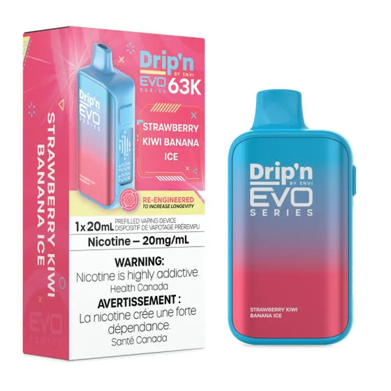 Drip'n Evo 63k - Strawberry Kiwi Banana Ice