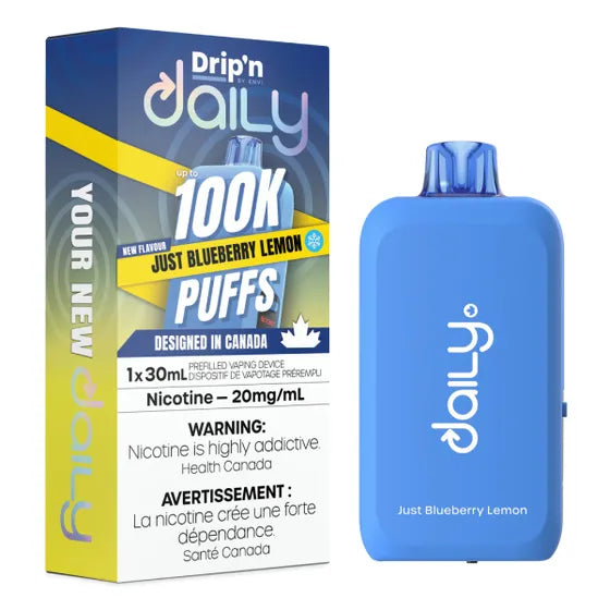 Drip'n Daily 100k - Just Blueberry Lemon