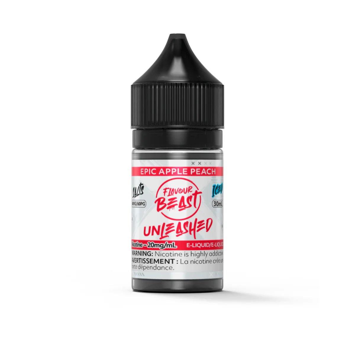 Flavour Beast - Unleashed - Epic Apple Peach Iced 30ml Salt (PROV)