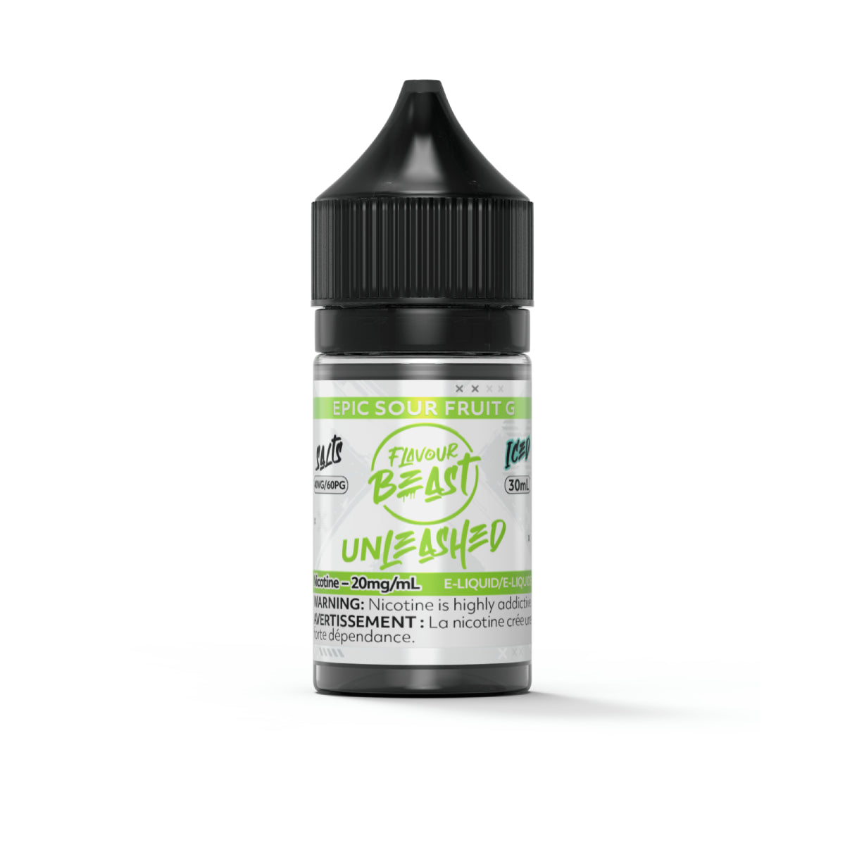 Flavour Beast Unleashed - Epic Sour Fruit G Iced 30 ml Salt
