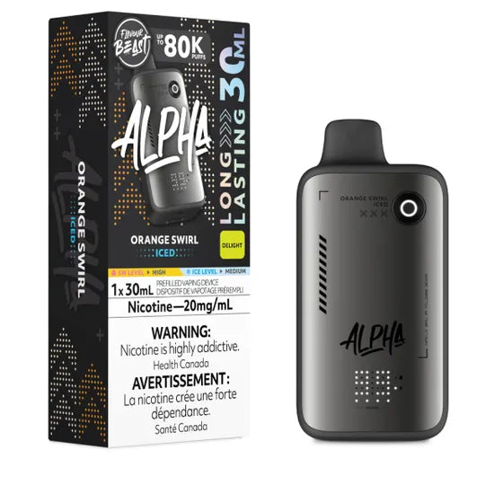 Flavour Beast ALPHA 80k - Orange Swirl Iced