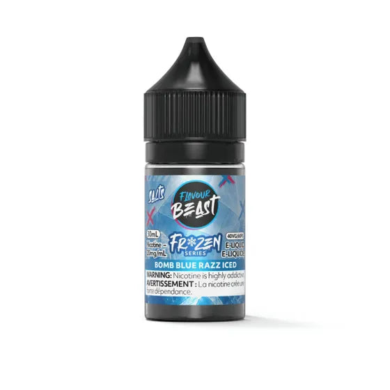 Flavour Beast Frozen Series - Bomb Blue Razz Iced 30 mL Salt (PROV)