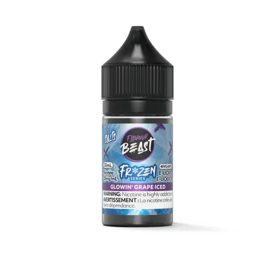 Flavour Beast Frozen Series - Glowin' Grape Iced 30 mL Salt (PROV)