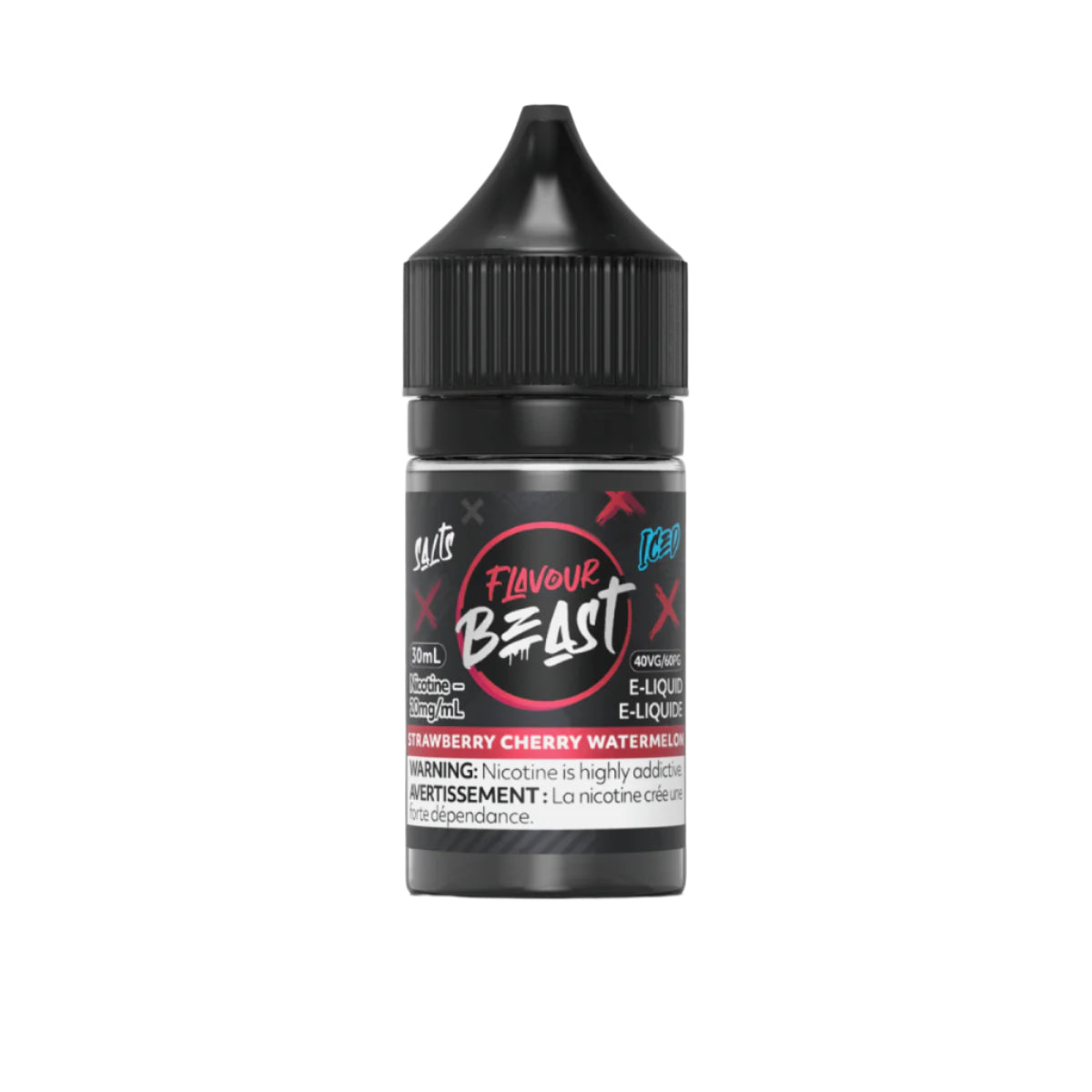Flavour Beast - Strawberry Cherry Watermelon Iced 30 ml Salt (PROV)