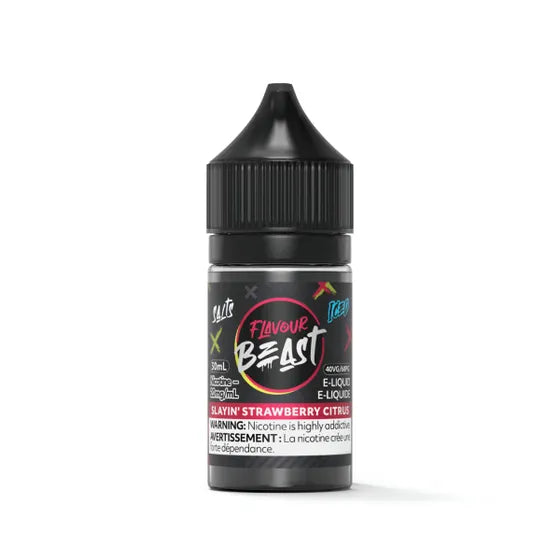 Flavour Beast - Slayin' Strawberry Citrus Iced 30 mL Salt (PROV)