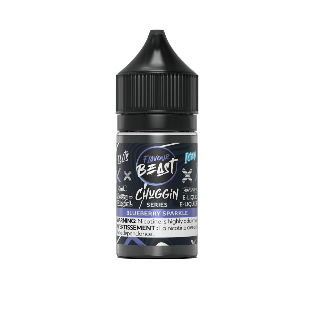 Flavour Beast Chuggin Series - Blueberry Sparkle Iced 30 ml Salt (PROV)