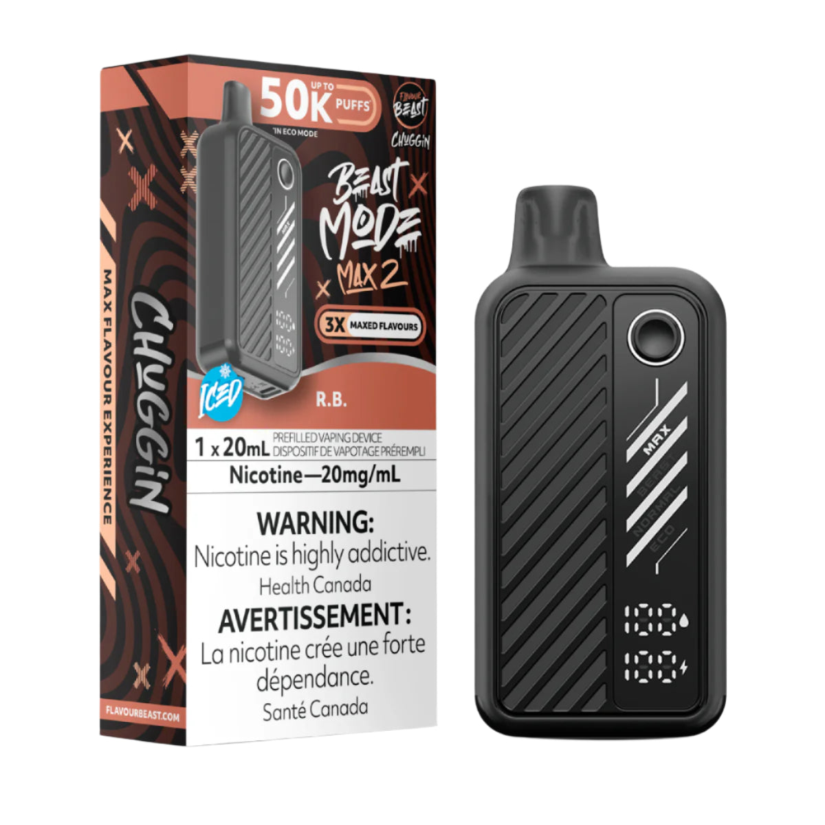 Flavour Beast Beast Mode Max 2 50k - Chuggin' R.B. Iced (PROV)