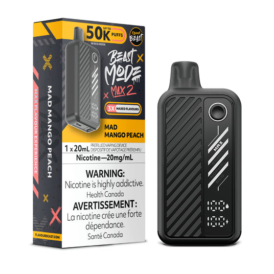 Flavour Beast Beast Mode Max 2 50k - Mad Mango Peach