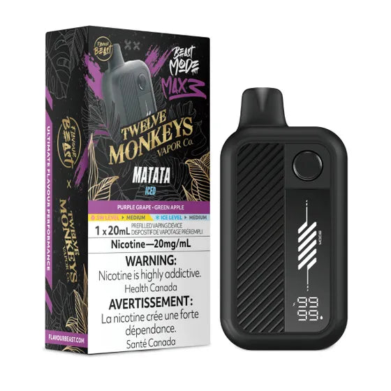 Flavour Beast Beast Mode Max 3 60k Twelve Monkeys - Matata Iced (PROV)