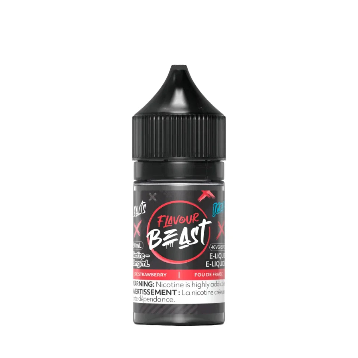 Flavour Beast - Sic Strawberry Iced 30ml Salt (PROV)