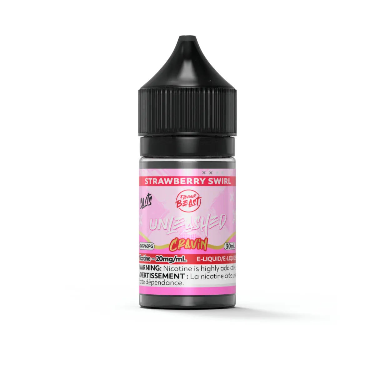Flavour Beast - Unleashed Cravin - Strawberry Swirl 30ml Salt (PROV)