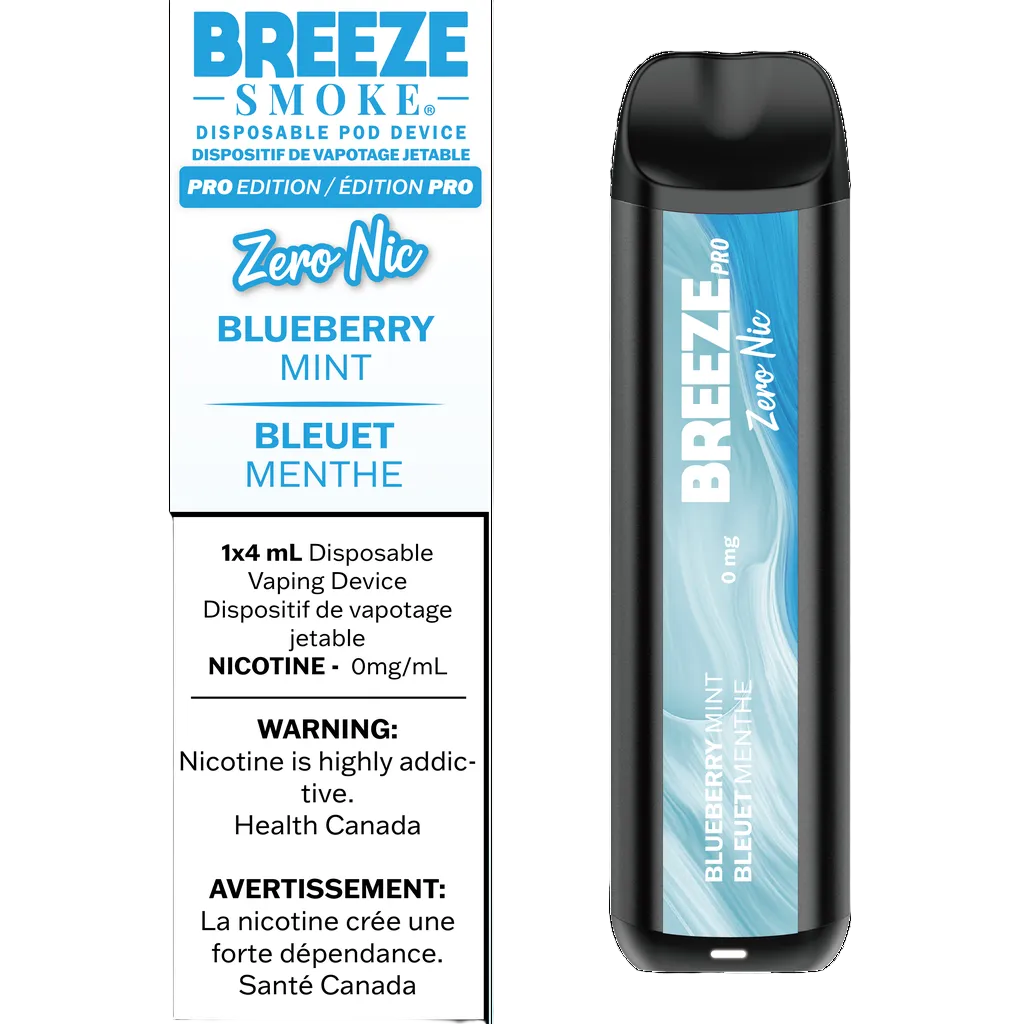 Breeze Zero Nic - Blueberry Mint (PROV)