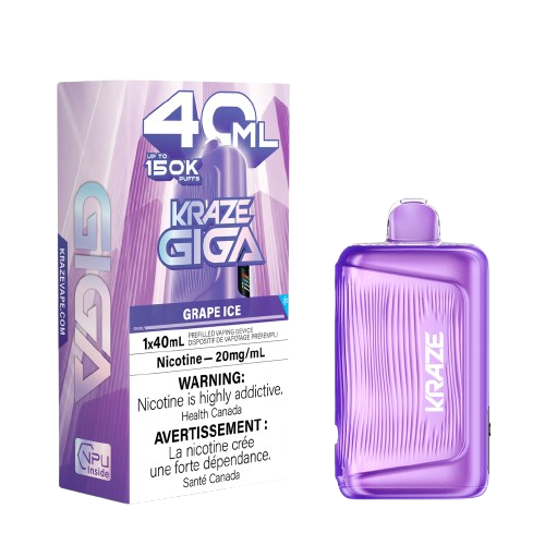Kraze Giga - Grape Ice