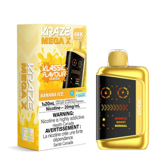 Kraze Mega X Klassic - Banana Ice