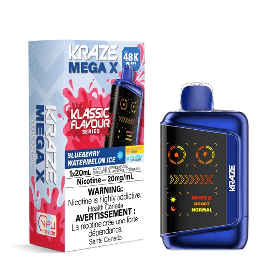 Kraze Mega X Klassic - Blueberry Watermelon Ice (PROV)