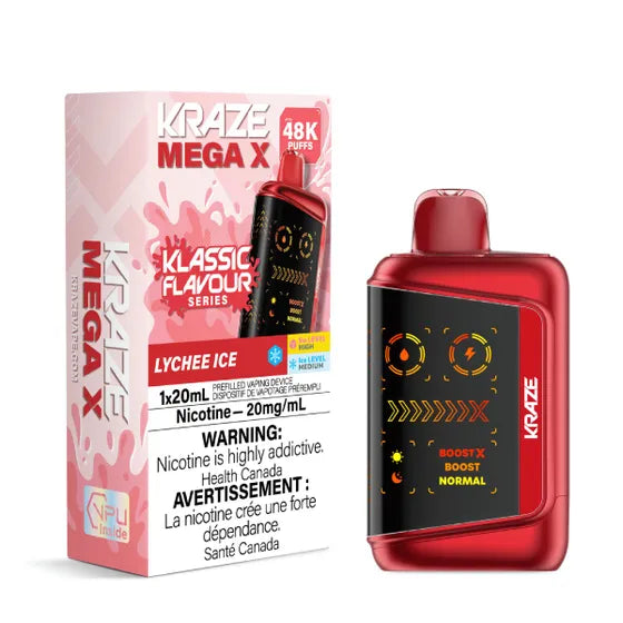 Kraze Mega X Klassic - Lychee Ice