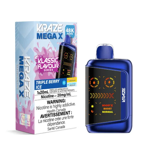 Kraze Mega X Klassic - Triple Berry Ice