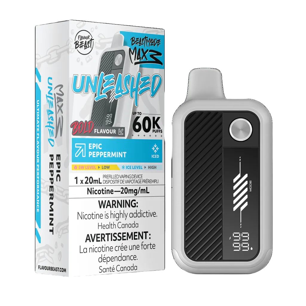 Flavour Beast Beast Mode Max 3 60k - Epic Peppermint Iced (PROV)