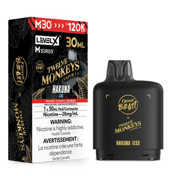 Flavour Beast x Twelve Monkeys Level X M Series 120k - Hakuna Iced (PROV)