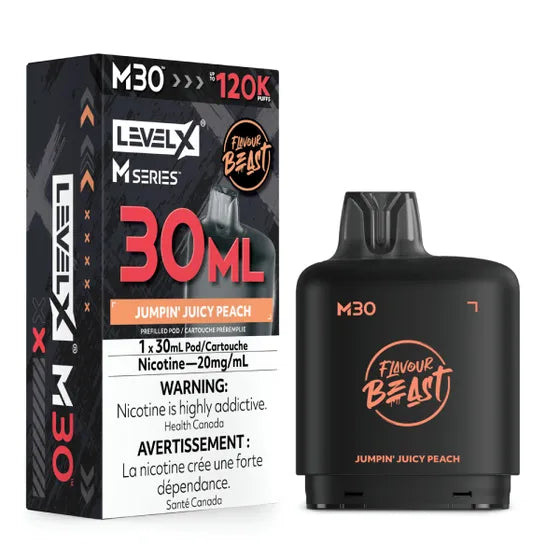 Flavour Beast Level X M Series 120k - Jumpin' Juicy Peach (PROV)