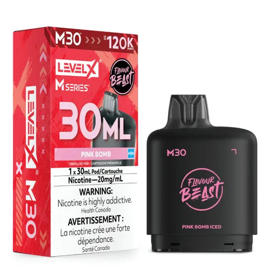Flavour Beast Level X M Series 120k - Pink Bomb Iced (PROV)