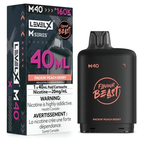 Flavour Beast Level X M Series 160k - Packin' Peach Berry (PROV)